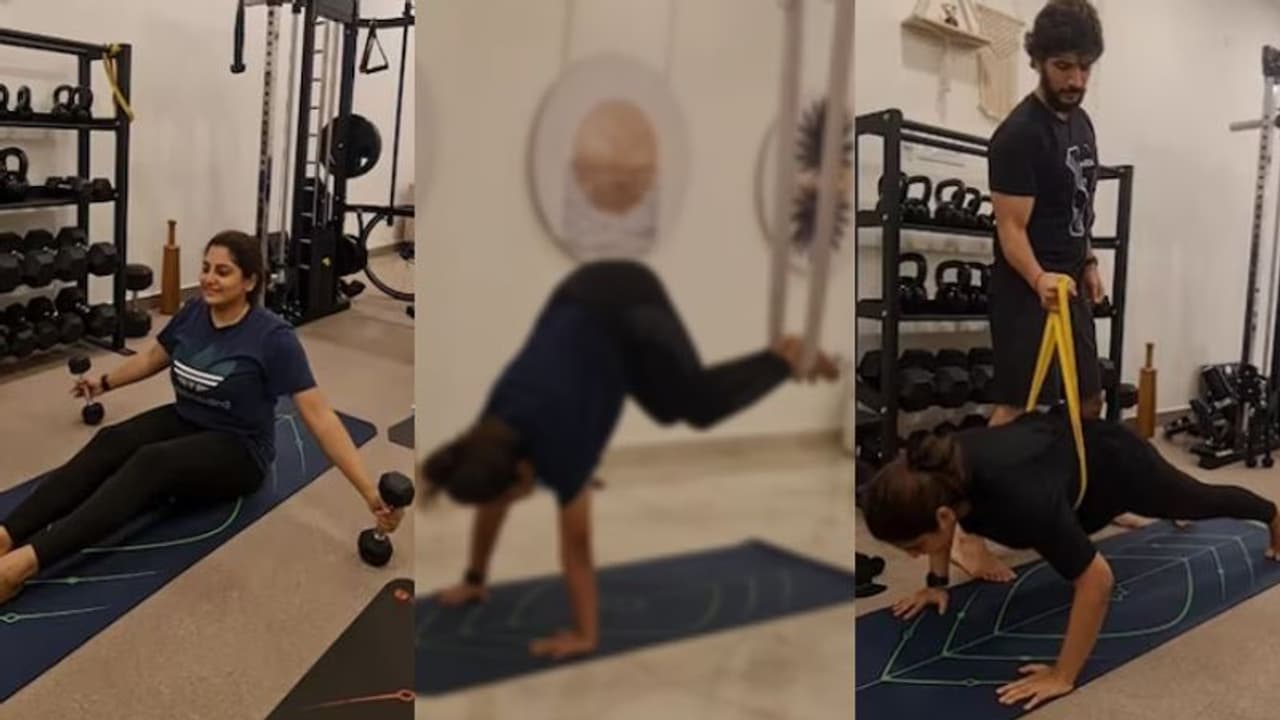 'അസാധ്യമായതായി ഒന്നുമില്ല'; ജിമ്മിൽ വര്ക്കൗട്ട് ചെയ്യുന്ന മഞ്ജിമയുടെ വീഡിയോ വൈറല് 'അസാധ്യമായതായി ഒന്നുമില്ല'; ജിമ്മിൽ വര്ക്കൗട്ട് ചെയ്യുന്ന മഞ്ജിമയുടെ വീഡിയോ വൈറല്