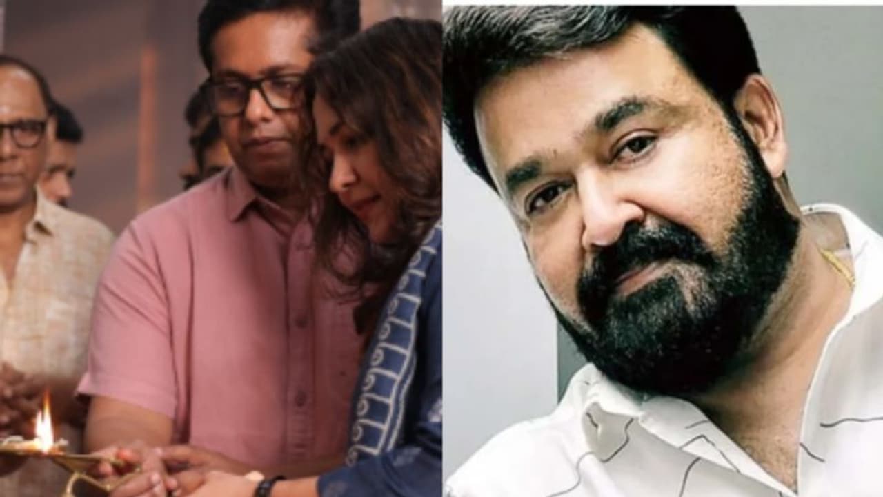 'നേരി'നായി അനുഗ്രഹങ്ങള് തേടി മോഹൻലാല്, ഫോട്ടോ പുറത്തുവിട്ടു 'നേരി'നായി അനുഗ്രഹങ്ങള് തേടി മോഹൻലാല്, ഫോട്ടോ പുറത്തുവിട്ടു