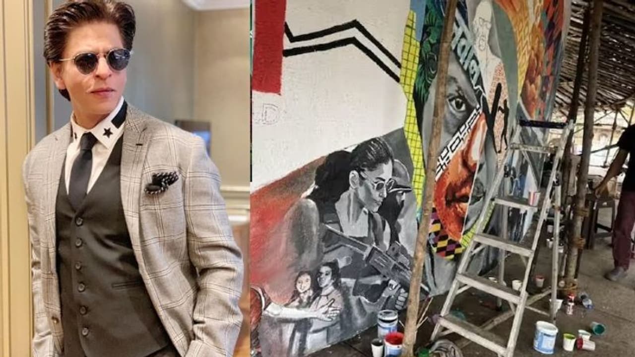 షారుఖ్ ఖాన్ కు ఫ్యాన్స్ అదిరిపోయే గిఫ్ట్.. బాద్ షా ఇంటిముందు జవాన్ పెయింటింగ్ షారుఖ్ ఖాన్ కు ఫ్యాన్స్ అదిరిపోయే గిఫ్ట్.. బాద్ షా ఇంటిముందు జవాన్ పెయింటింగ్