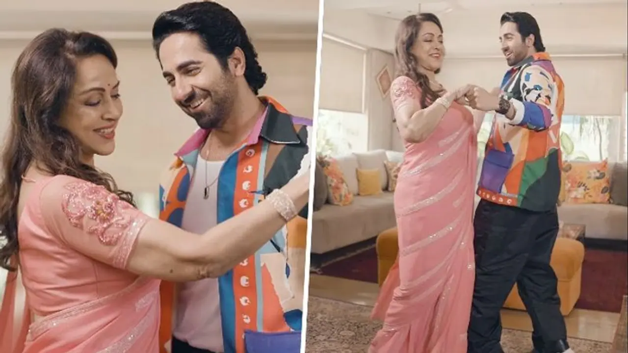 Dream Girl 2: Ayushmann Khurrana recreates genuine fanboy spirit, dançes with Hema Malini in unique video