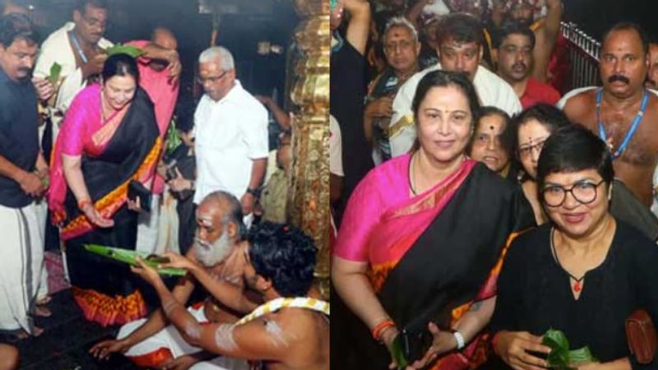 കന്നിസ്വാമിയായി ശബരിമലയിലെത്തി നടി ഗീത, ഫോട്ടോകള് ശ്രദ്ധയാകര്ഷിക്കുന്നു കന്നിസ്വാമിയായി ശബരിമലയിലെത്തി നടി ഗീത, ഫോട്ടോകള് ശ്രദ്ധയാകര്ഷിക്കുന്നു