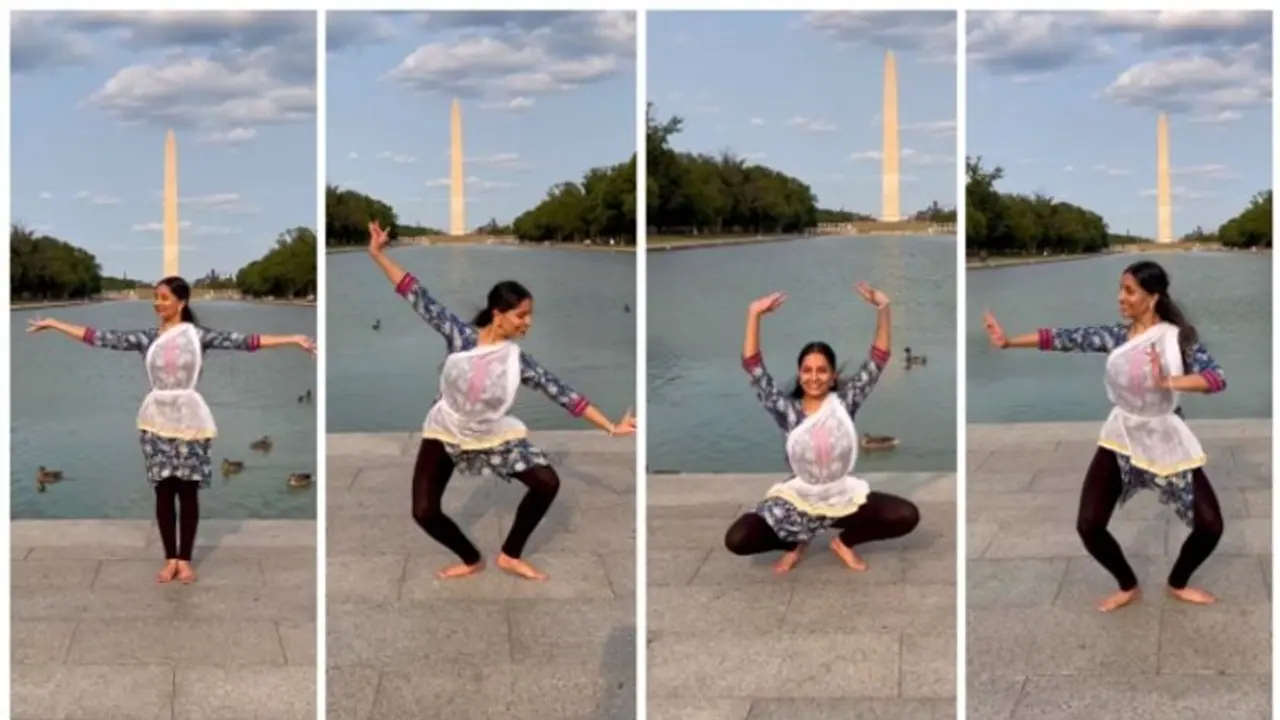 വാഷിംഗ്ടൺ സ്മാരകത്തിന് മുന്നിൽ ഭരതനാട്യം; ഇതുവരെ കണ്ടത് ഏഴ് ലക്ഷം പേര് ! വാഷിംഗ്ടൺ സ്മാരകത്തിന് മുന്നിൽ ഭരതനാട്യം; ഇതുവരെ കണ്ടത് ഏഴ് ലക്ഷം പേര് !