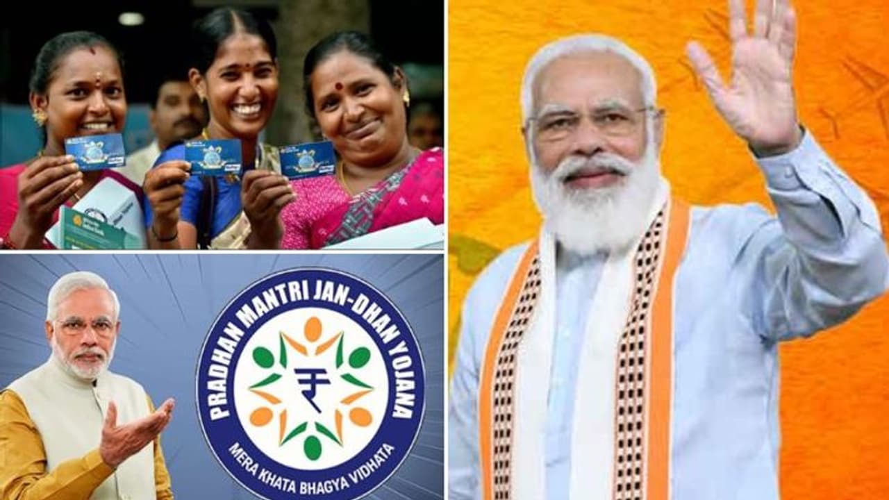 ஆண்களை முந்திய பெண்கள்.. 9 ஆண்டுகளில் 50 கோடிக்கும் அதிகமான ஜன்தன் கணக்குகள்: சாதித்து காட்டிய மோடி அரசு ஆண்களை முந்திய பெண்கள்.. 9 ஆண்டுகளில் 50 கோடிக்கும் அதிகமான ஜன்தன் கணக்குகள்: சாதித்து காட்டிய மோடி அரசு