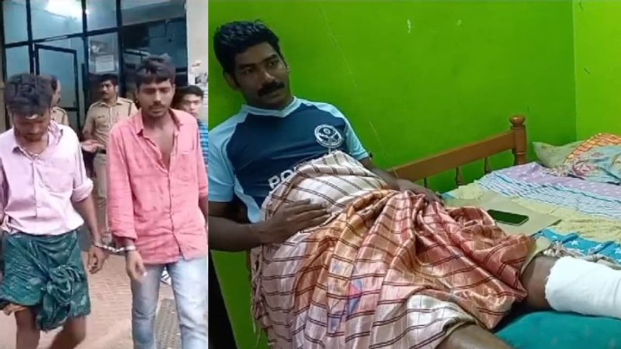 വിലങ്ങഴിച്ചതും പ്രതി ഓടി, വട്ടംപിടിച്ചു, 25 അടി താഴ്ചയിലേക്ക് പൊലീസുകാരനും പ്രതിയും, സാഹസിക കീഴ്പപ്പെടുത്തൽ!