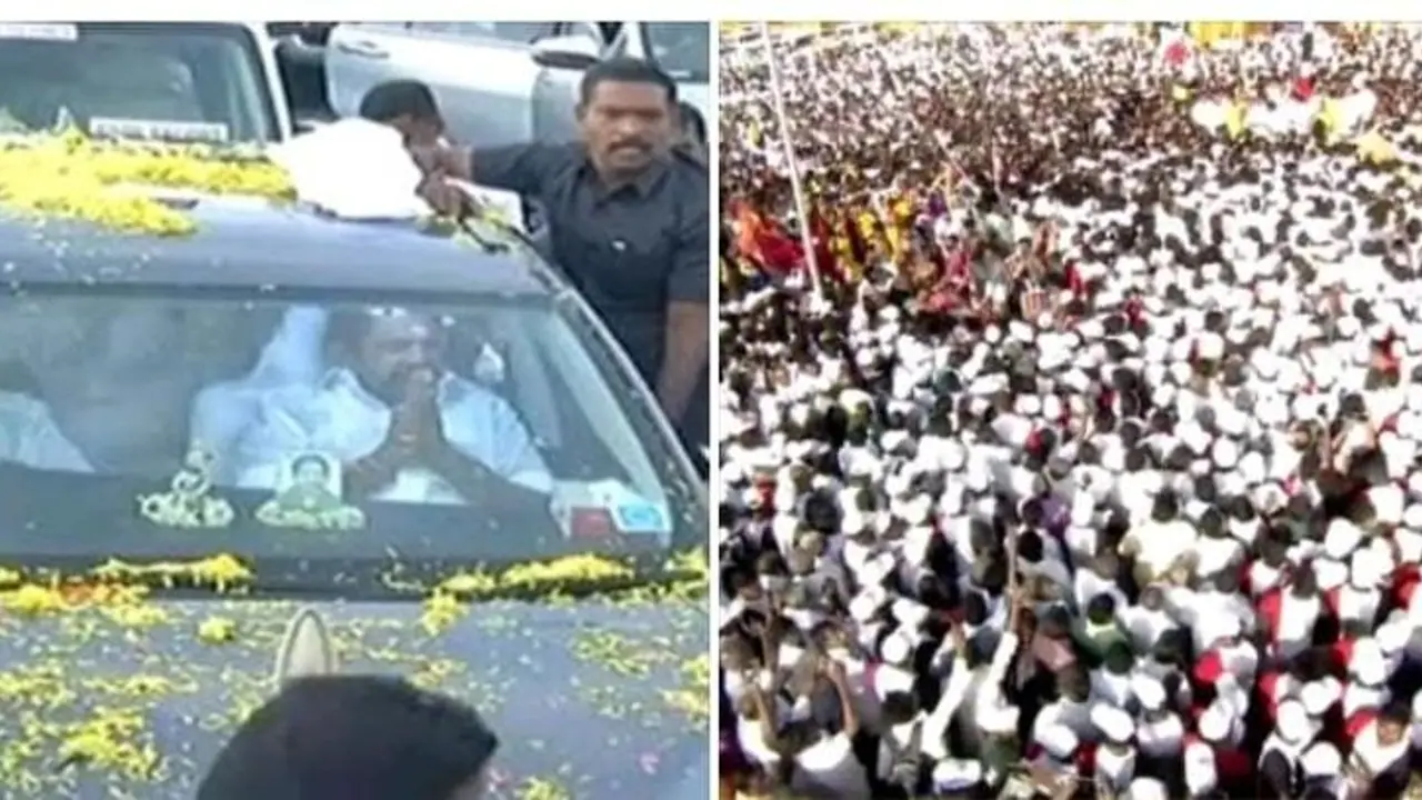 கொடியேற்றத்துடன் தொடங்குகிறது அதிமுக மாநில மாநாடு..! மதுரையில் குவிந்த லட்சக்கணக்கான தொண்டர்கள் கொடியேற்றத்துடன் தொடங்குகிறது அதிமுக மாநில மாநாடு..! மதுரையில் குவிந்த லட்சக்கணக்கான தொண்டர்கள்
