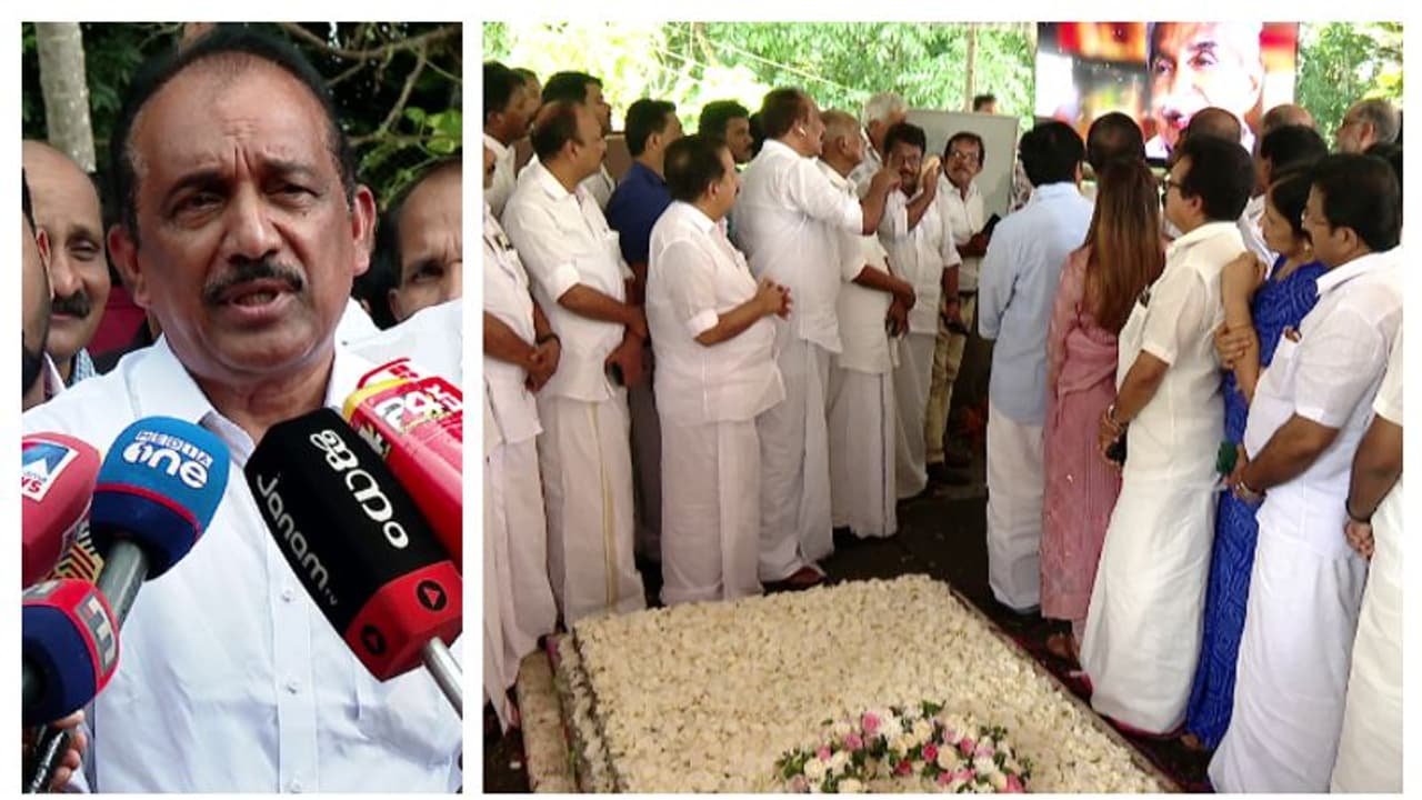 ഉമ്മൻചാണ്ടിയുടെ വിയോഗ വേദനയിൽ കവിതയെഴുതി ബെന്നി ബഹനാൻ; കല്ലറയ്ക്ക് മുമ്പിൽ പ്രകാശനം ഉമ്മൻചാണ്ടിയുടെ വിയോഗ വേദനയിൽ കവിതയെഴുതി ബെന്നി ബഹനാൻ; കല്ലറയ്ക്ക് മുമ്പിൽ പ്രകാശനം