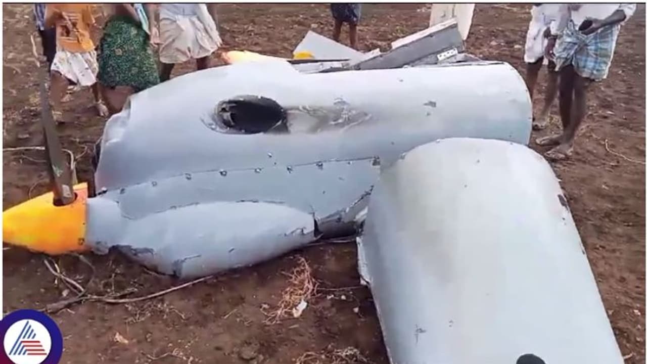 ಡಿಆರ್‌ಡಿಒ ಸಿದ್ಧಪಡಿಸಿದ್ದ ಚಾಲಕ ರಹಿತ ತಪಸ್‌ ವಿಮಾನ ರೈತರ ಜಮೀನಿನಲ್ಲಿ ಪತನ