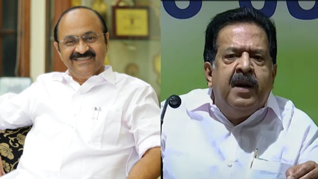 രാഷ്ട്രീയ ജീവിതത്തിൽ ഉയർച്ചയും താഴ്ചയും സ്വാഭാവികം, പുനഃസംഘടനയിൽ ചെന്നിത്തലയ്ക്ക് അതൃപ്തിയില്ലെന്ന് സതീശൻ രാഷ്ട്രീയ ജീവിതത്തിൽ ഉയർച്ചയും താഴ്ചയും സ്വാഭാവികം, പുനഃസംഘടനയിൽ ചെന്നിത്തലയ്ക്ക് അതൃപ്തിയില്ലെന്ന് സതീശൻ