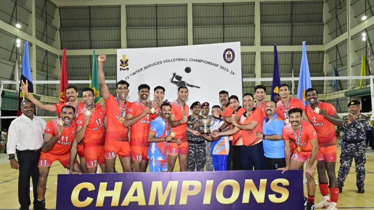 ഇന്റർ സർവീസസ് വോളിബോൾ: ഇന്ത്യൻ എയർഫോഴ്സ് ചാമ്പ്യന്മാര് ഇന്റർ സർവീസസ് വോളിബോൾ: ഇന്ത്യൻ എയർഫോഴ്സ് ചാമ്പ്യന്മാര്