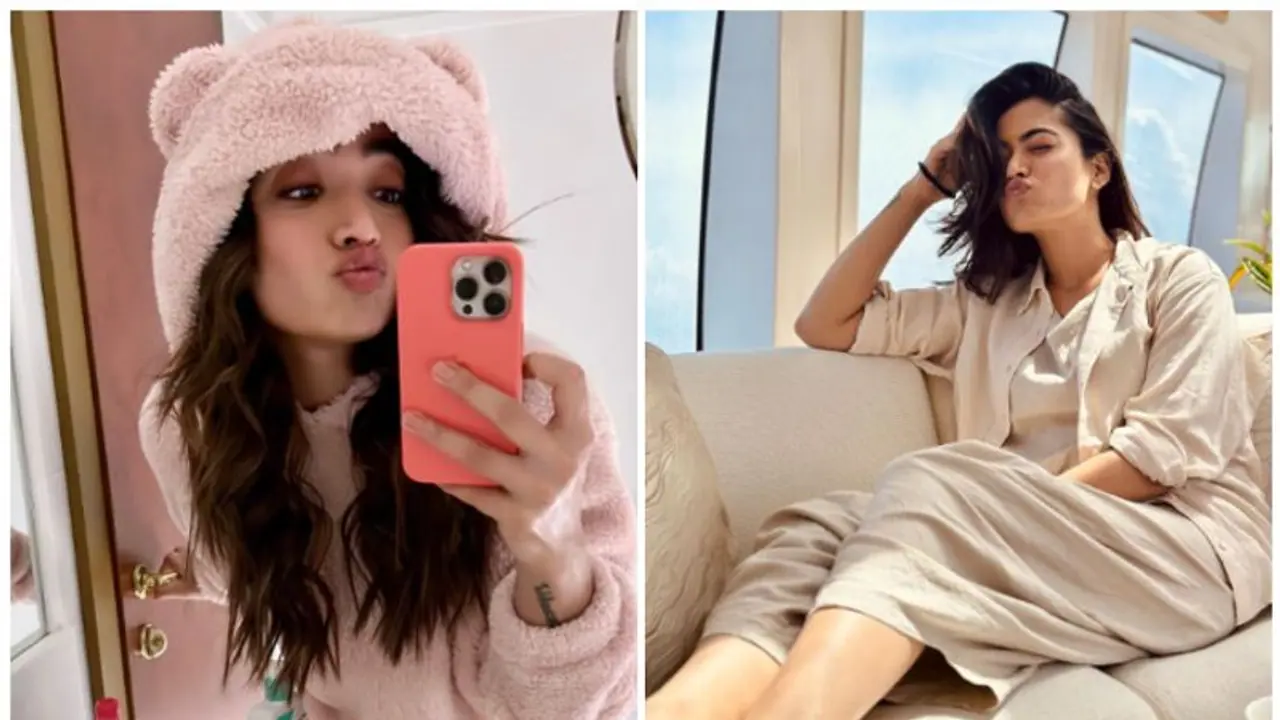 Rashmika Mandanna expresses love for her fans through kisses Rashmika Mandanna expresses love for her fans through kisses