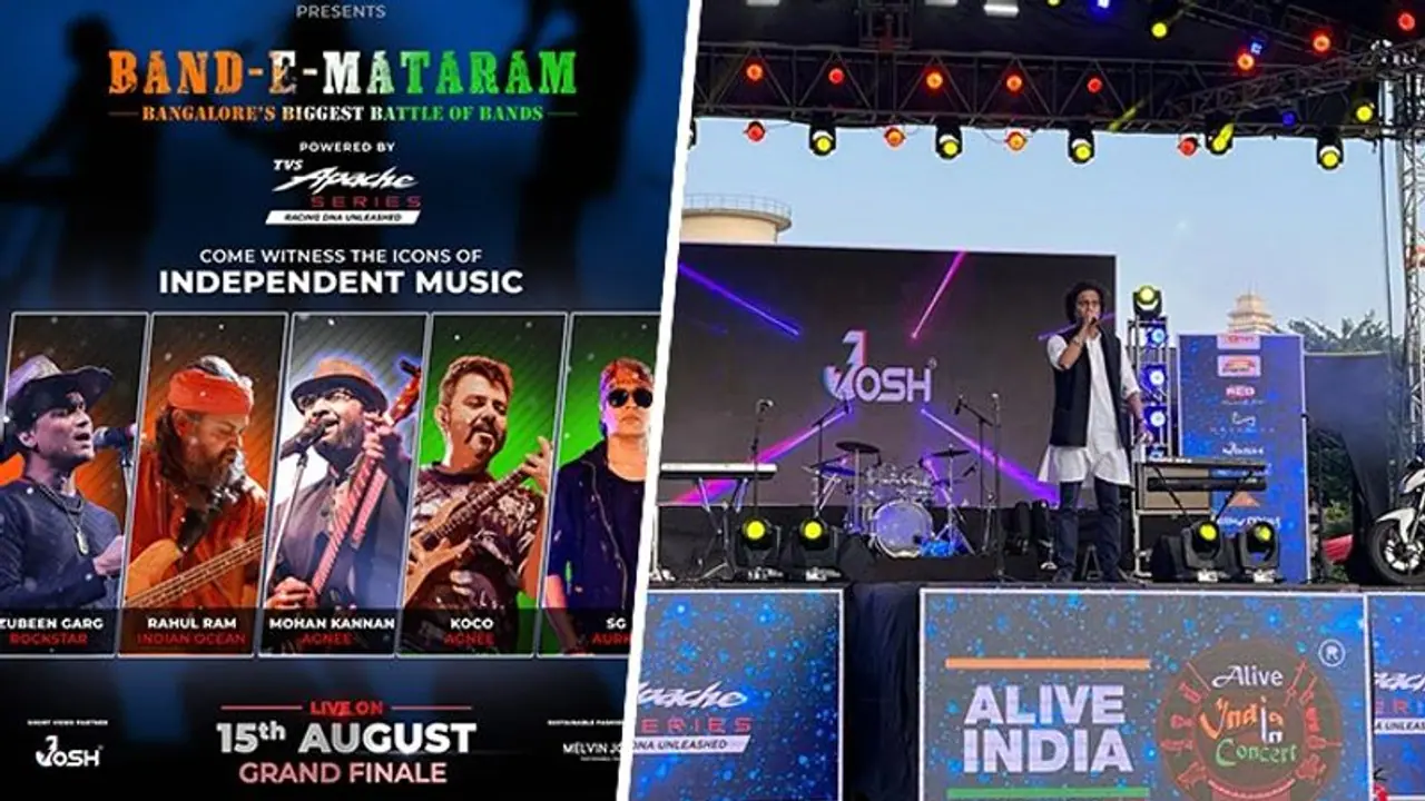 Josh with Alive India Band E Mataram bought a grand celebration of music, unity and talent