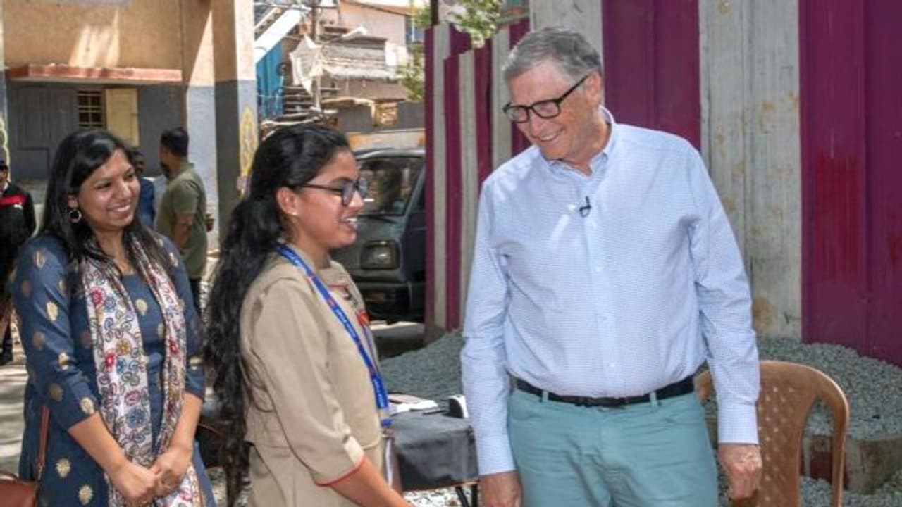 When Bill Gates met Kusuma, a branch postmaster, in Bengaluru