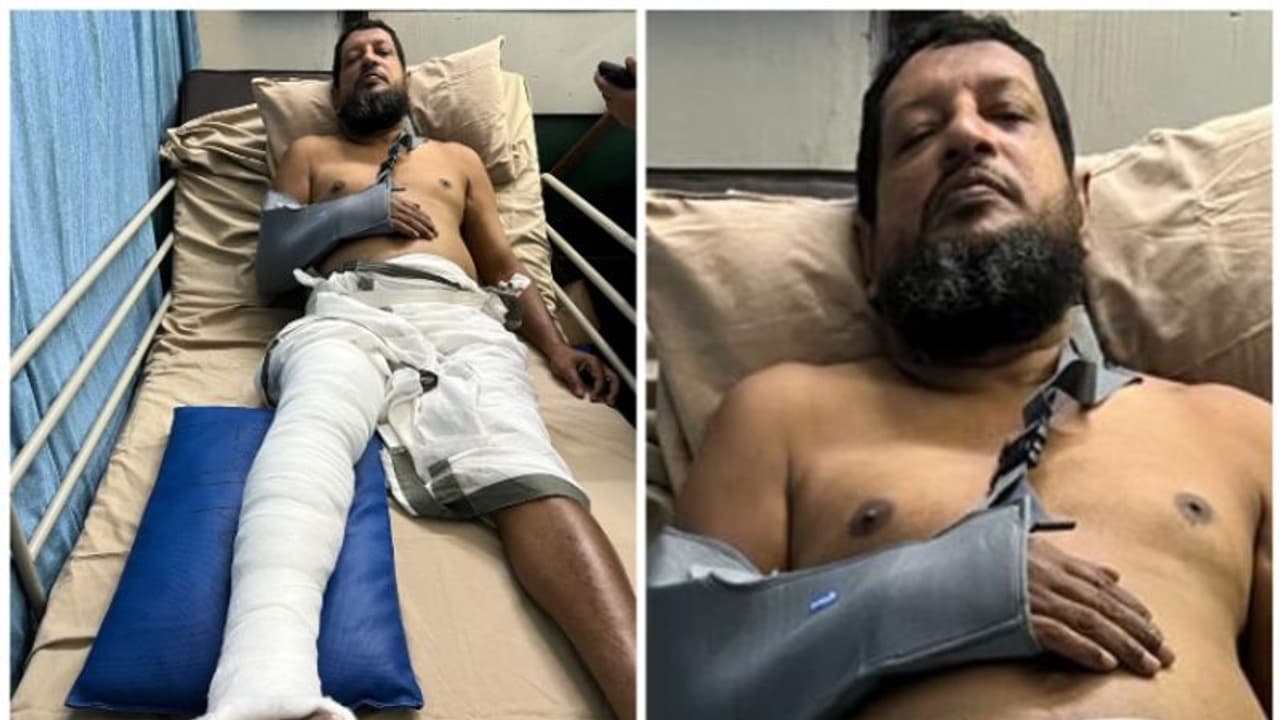 കാട്ടുപന്നി കുറുകെ ചാടി; സ്കൂട്ടറിൽ നിന്നു വീണ യാത്രക്കാരന് പരിക്ക് കാട്ടുപന്നി കുറുകെ ചാടി; സ്കൂട്ടറിൽ നിന്നു വീണ യാത്രക്കാരന് പരിക്ക്