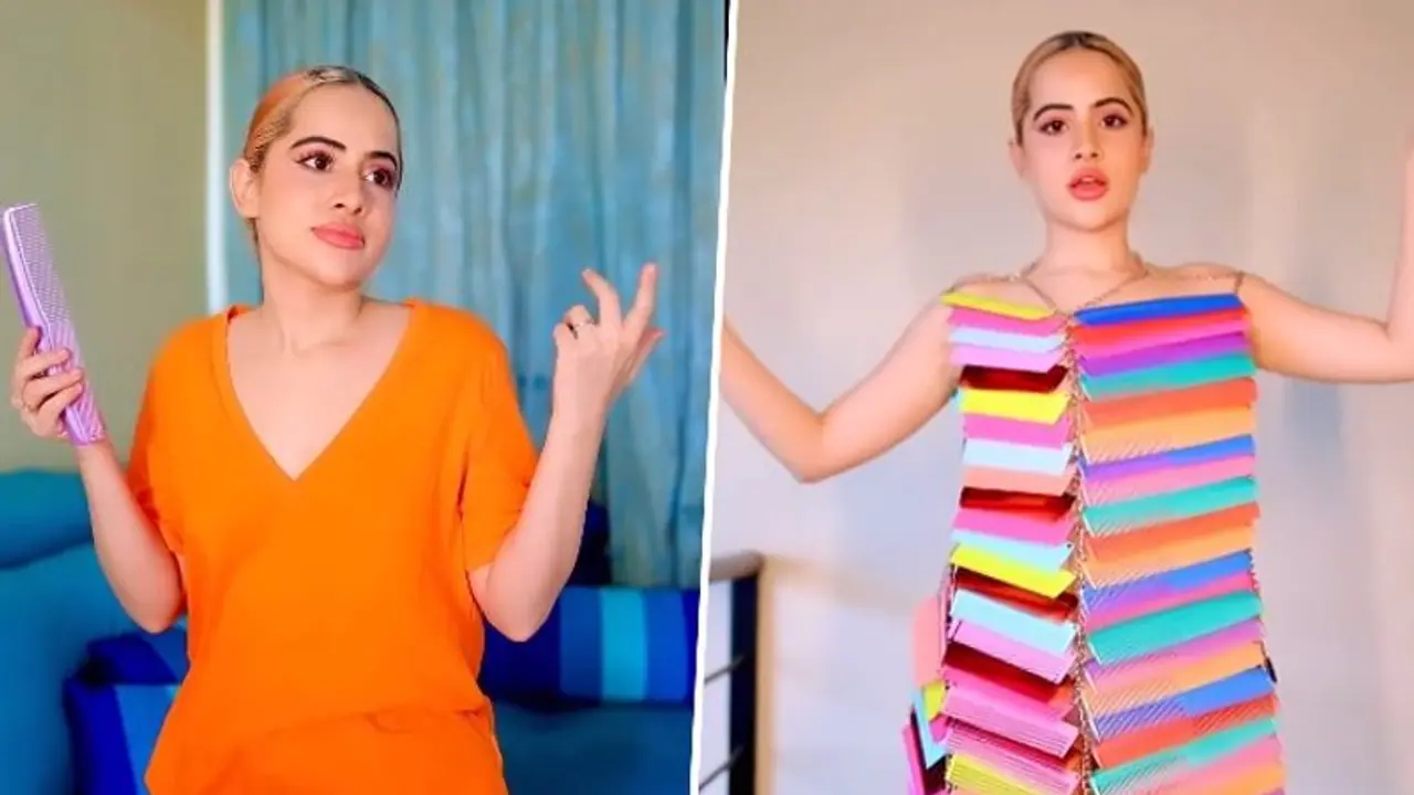 Uorfi Javed's outfit made of hair combs  draws flacks from netizens online
