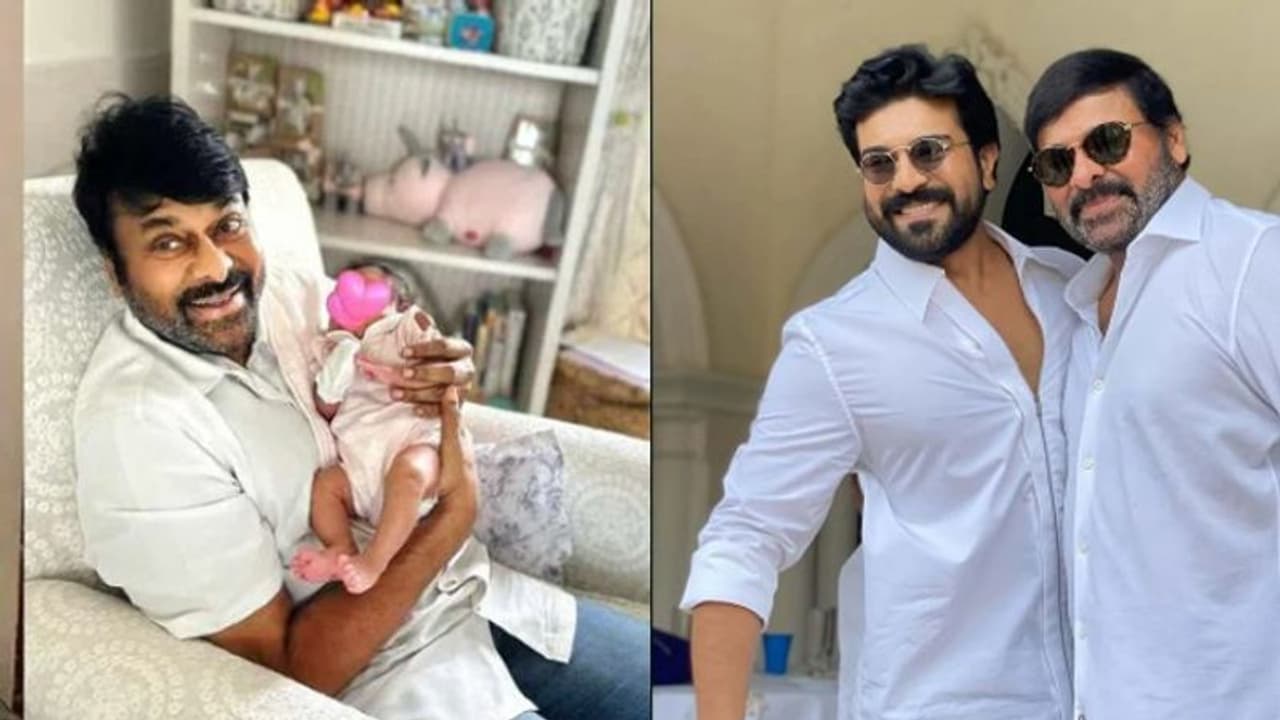 தாத்தா சிரஞ்சீவிக்கு... பிறந்த சில மாதத்தில் பார்த் டே வாழ்த்து கூறிய மெகா பிரின்சஸ்! வைரலாகும் போட்டோ! தாத்தா சிரஞ்சீவிக்கு... பிறந்த சில மாதத்தில் பார்த் டே வாழ்த்து கூறிய மெகா பிரின்சஸ்! வைரலாகும் போட்டோ!