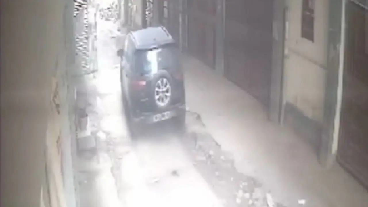 CCTV records Delhi govt officer who 'raped' minor, wife trying to flee cops | WATCH CCTV records Delhi govt officer who 'raped' minor, wife trying to flee cops | WATCH