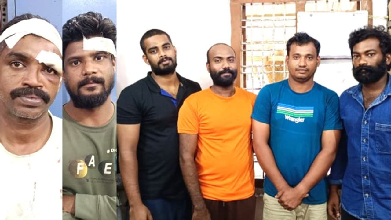 രാവിലെ ഒരുമിച്ച് മദ്യപാനം, രാത്രി ചേരി തിരിഞ്ഞ് ഗുണ്ടകളുടെ കൂട്ടത്തല്ല്; 4 പേർക്ക് പരിക്ക്, 8 പേർ പിടിയിൽ