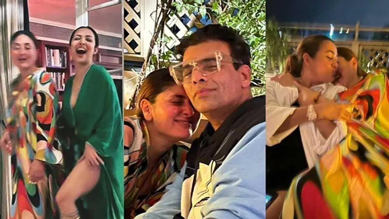 Malaika Arora, Karan Johar amplify style game at Kareena Kapoor Khan's intimate house soiree