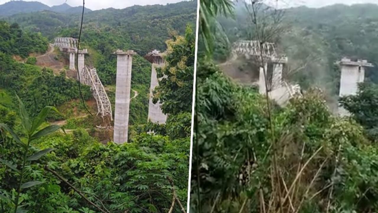 17 dead as under construction Railway bridge collapses in Mizoram; PM Modi 'pained' by mishap WATCH