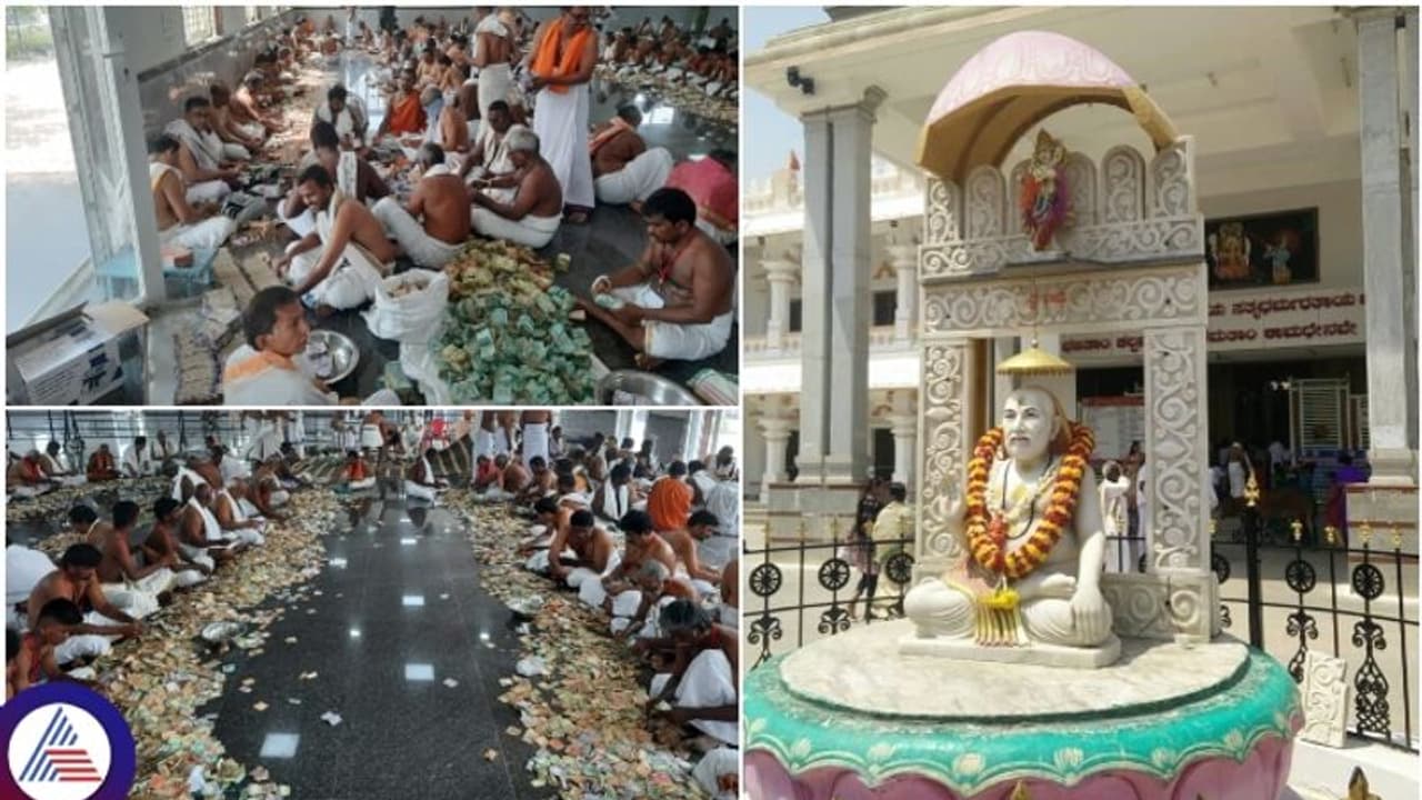 22 ದಿನಗಳಲ್ಲೇ ಭರ್ತಿಯಾದ ಮಂತ್ರಾಲಯ ರಾಯರ ಮಠದ ಹುಂಡಿಗಳು: ಪ್ರತಿನಿತ್ಯ 10 ಲಕ್ಷ ರೂ. ಕಾಣಿಕೆ
