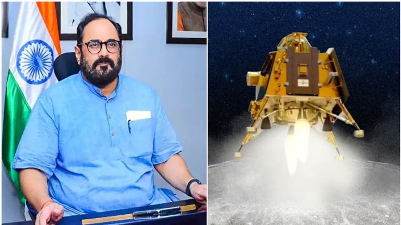 'മുമ്പൊരു രാജ്യവും എത്താത്തിടത്ത് ചന്ദ്രയാൻ 3, ഇന്ത്യൻ പതാക ഉയർത്തി'; സന്തോഷം പങ്കുവച്ച് രാജീവ് ചന്ദ്രശേഖർ 'മുമ്പൊരു രാജ്യവും എത്താത്തിടത്ത് ചന്ദ്രയാൻ 3, ഇന്ത്യൻ പതാക ഉയർത്തി'; സന്തോഷം പങ്കുവച്ച് രാജീവ് ചന്ദ്രശേഖർ