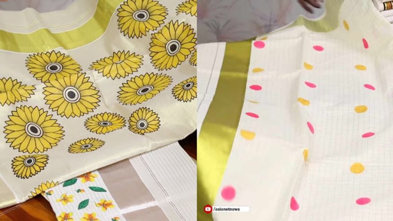 Onam 2023: ഓണത്തിന് ട്രെൻഡായി കൈത്തറി സാരി, കൂടെ പൊല്‍ക്ക ഡോട്സും ഫ്ലോറല്‍ പ്രിന്‍റും ചേര്‍ന്നാലോ?