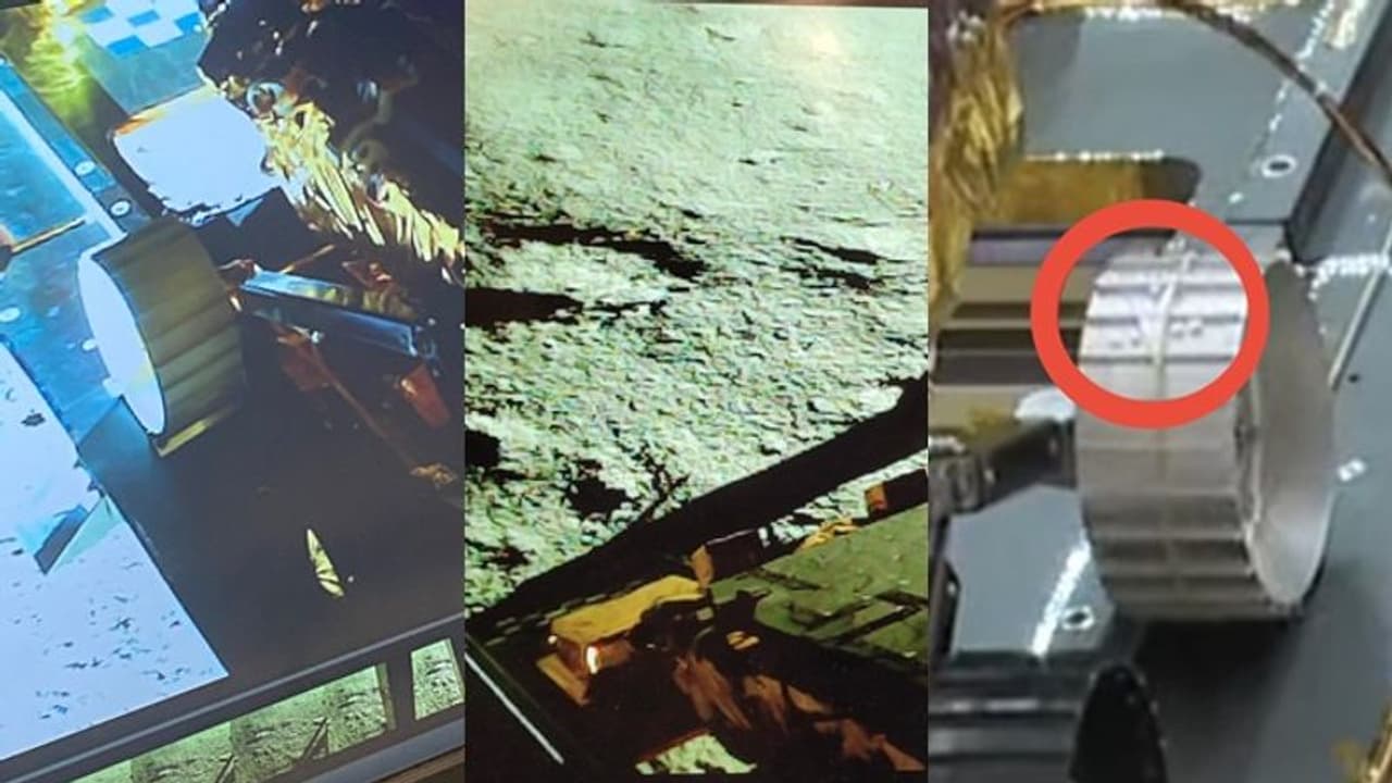 Chandrayaan 3: ಕೊನೆಗೂ ಚಂದ್ರನ ಮೇಲೆ ಇಳಿಯಿತು ಪ್ರಗ್ಯಾನ್‌ ರೋವರ್‌, ಮೂಡಿತು ಇಸ್ರೋ ಚಿತ್ರ!