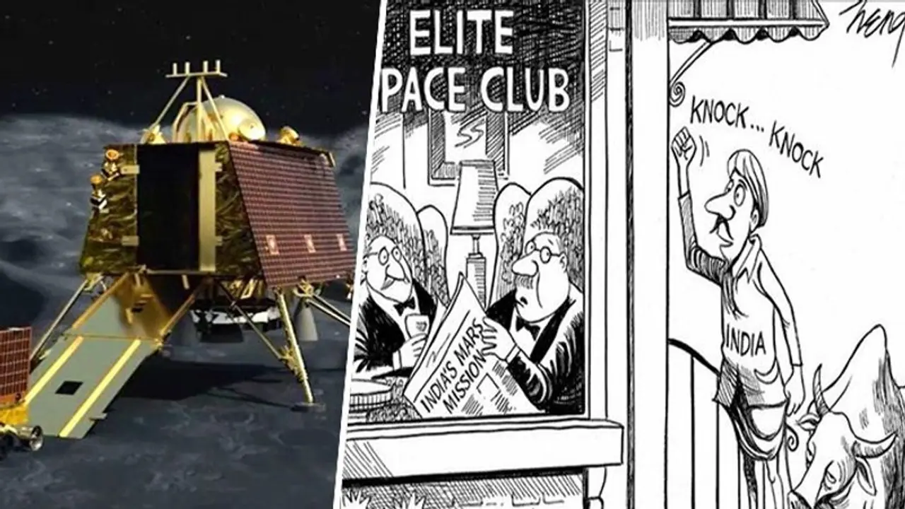'Racist': Netizens slam NYT for old Mangalyaan cartoon after Chandrayaan 3's success 'Racist': Netizens slam NYT for old Mangalyaan cartoon after Chandrayaan 3's success