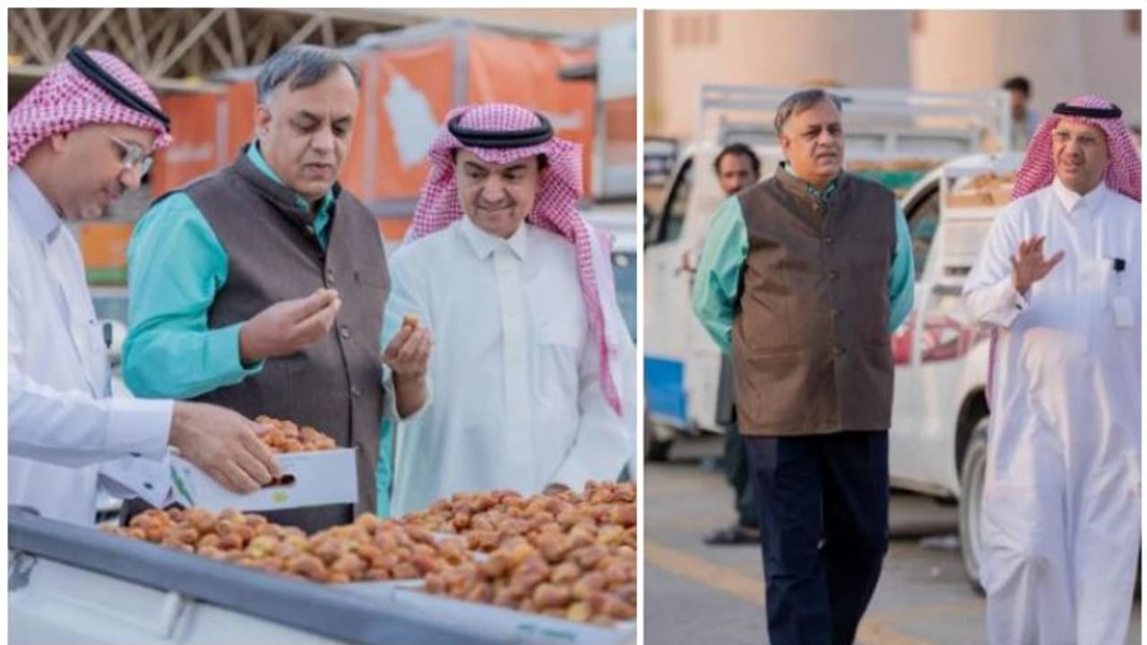 സൗദിയിലെ ഇന്ത്യൻ അംബാസഡർ ബുറൈദ ഈത്തപ്പഴമേള സന്ദർശിച്ചു