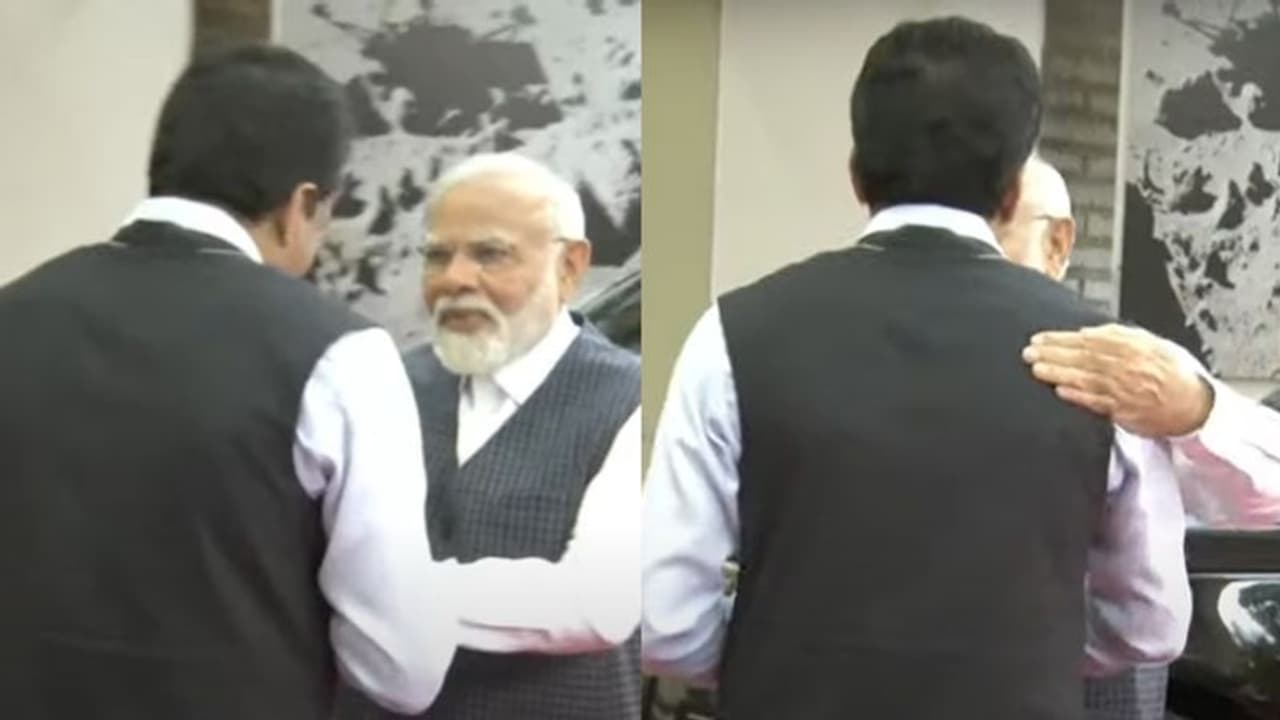 ಇಸ್ರೋ ಆಧ್ಯಕ್ಷ ಸೋಮನಾಥ್ ಬೆನ್ನುತಟ್ಟಿ ಶ್ಲಾಘಿಸಿದ ಪ್ರಧಾನಿ ಮೋದಿ ಇಸ್ರೋ ಆಧ್ಯಕ್ಷ ಸೋಮನಾಥ್ ಬೆನ್ನುತಟ್ಟಿ ಶ್ಲಾಘಿಸಿದ ಪ್ರಧಾನಿ ಮೋದಿ