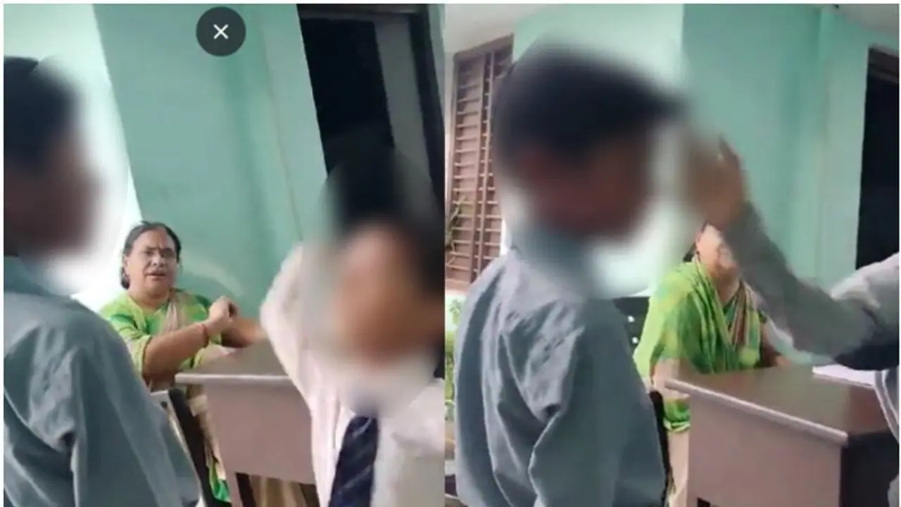 യുപിയിൽ മുസ്‌ലിം സഹപാഠിയെ മുഖത്തടിക്കാൻ ആവശ്യപ്പെട്ട സ്കൂൾ അധ്യാപികയ്ക്ക് ജാമ്യം