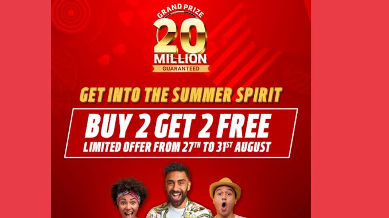 രണ്ട് ടിക്കറ്റുകള്‍ വാങ്ങുമ്പോള്‍ രണ്ട് ടിക്കറ്റുകള്‍ സൗജന്യം; ബിഗ് ടിക്കറ്റില്‍ വിജയിക്കാന്‍ സാധ്യതയേറുന്നു 