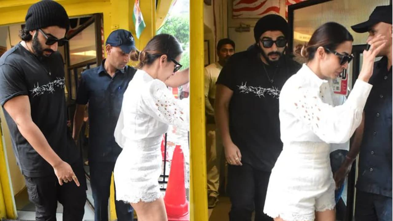 പിരിഞ്ഞെന്ന അഭ്യൂഹം കാറ്റില്‍‌ പറത്തി മലൈക്കയുടെയും അര്‍ജുന്‍റെയും മാസ് എന്‍ട്രി.!