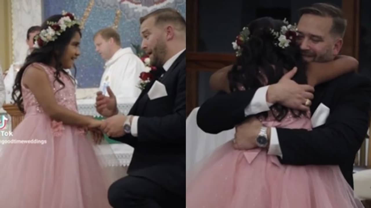 രണ്ടാം വിവാഹത്തിന് വരന്റെ വക 'സര്പ്രൈസ്'; കണ്ണ് നിറയിക്കുന്ന വീഡിയോ... രണ്ടാം വിവാഹത്തിന് വരന്റെ വക 'സര്പ്രൈസ്'; കണ്ണ് നിറയിക്കുന്ന വീഡിയോ...