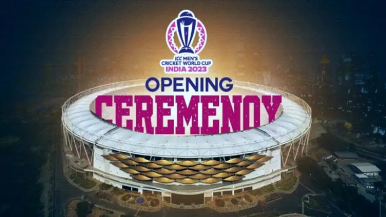 World Cup Opening Ceremony: கிரிக்கெட் உலகக் கோப்பை தொடக்க விழாவில் யாருக்கெல்லாம் அனுமதி? World Cup Opening Ceremony: கிரிக்கெட் உலகக் கோப்பை தொடக்க விழாவில் யாருக்கெல்லாம் அனுமதி?