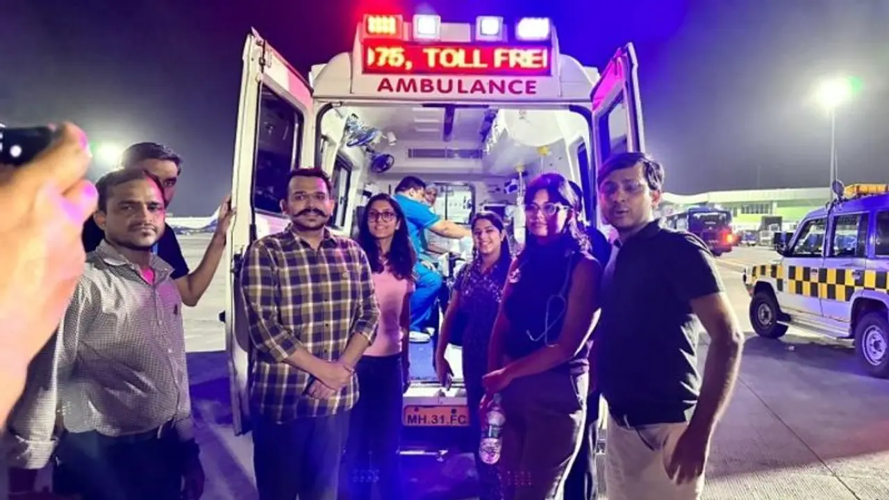 5 इंसान, 45 मिनट, हवा में जिद्दोजहद, और दो साल की मासूम को मिला जीवन दान 