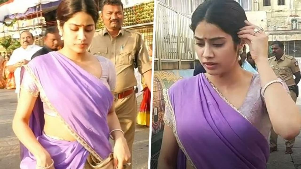 Janhvi Kapoor's ring worn at Tirupati temple sparks engagement rumours with alleged BF Shikhar Pahariya Janhvi Kapoor's ring worn at Tirupati temple sparks engagement rumours with alleged BF Shikhar Pahariya