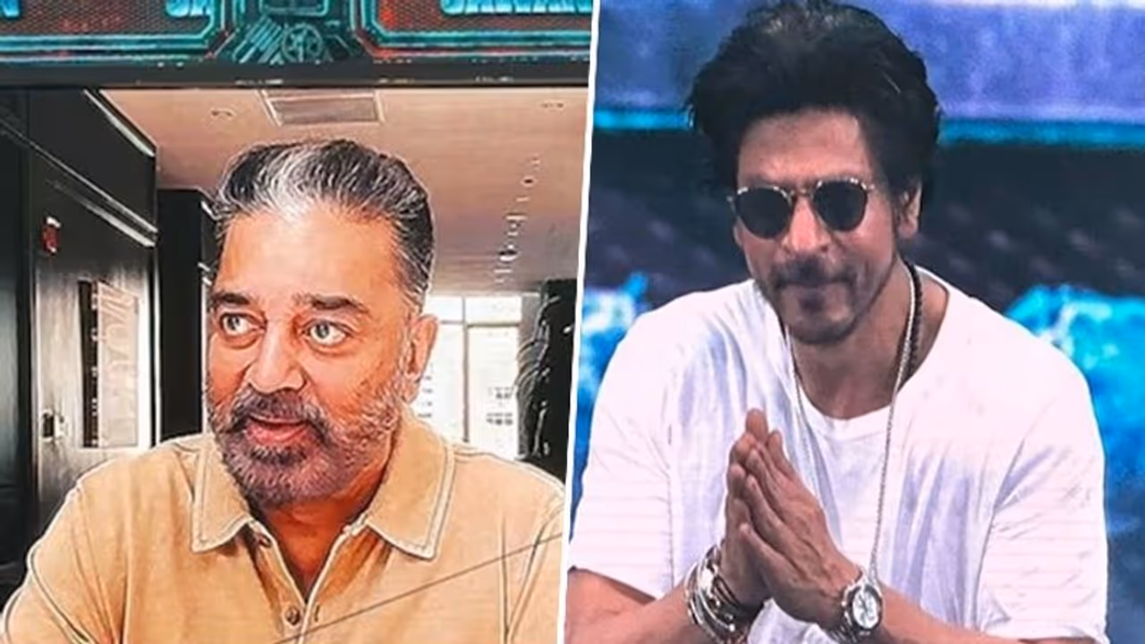 Jawan: Kamal Haasan praises Shah Rukh Khan, calls him 'symbol of love' and more (WATCH) Jawan: Kamal Haasan praises Shah Rukh Khan, calls him 'symbol of love' and more (WATCH)