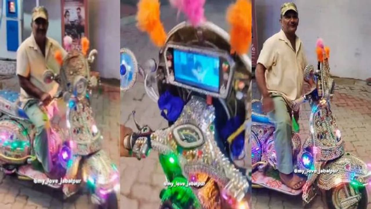 റോഡിലിറങ്ങിയാൽ പിടി വീഴില്ലേ? ഇത് സ്‍കൂട്ടറോ അതോ വല്ല കല്ല്യാണവീടോ? 