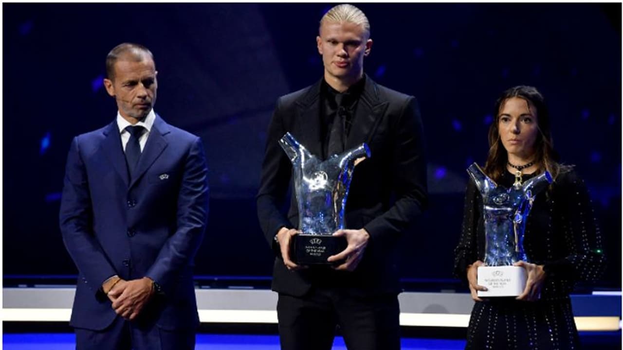 സാക്ഷാൽ മെസിയെ പിന്തള്ളി കുതിപ്പ്; യുവേഫയുടെ 2023ലെ ഏറ്റവും മികച്ച പുരുഷ താരമായി ഹാലൻഡ്, പെപ്പിനും നേട്ടം സാക്ഷാൽ മെസിയെ പിന്തള്ളി കുതിപ്പ്; യുവേഫയുടെ 2023ലെ ഏറ്റവും മികച്ച പുരുഷ താരമായി ഹാലൻഡ്, പെപ്പിനും നേട്ടം