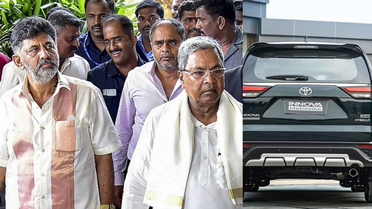 കർണാടകയിൽ 33 മന്ത്രിമാർക്കും പുത്തന് ഇന്നോവ ഹൈക്രോസ് വാങ്ങാൻ സർക്കാർ; ചെലവ് 10കോടി, എതിര്പ്പുമായി പ്രതിപക്ഷം കർണാടകയിൽ 33 മന്ത്രിമാർക്കും പുത്തന് ഇന്നോവ ഹൈക്രോസ് വാങ്ങാൻ സർക്കാർ; ചെലവ് 10കോടി, എതിര്പ്പുമായി പ്രതിപക്ഷം