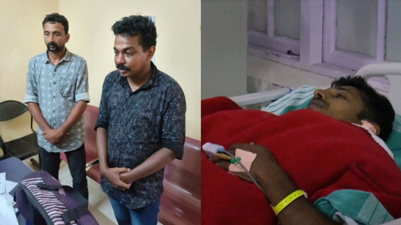 ഹോട്ടൽ ഉടമയെ തട്ടിക്കൊണ്ടുപോയി മർദ്ദിച്ചു, പൊലീസിന് നേരെയും ആക്രമണം; ക്വട്ടേഷൻ സംഘത്തിലെ 2 പേരെ പിടികൂടി ഹോട്ടൽ ഉടമയെ തട്ടിക്കൊണ്ടുപോയി മർദ്ദിച്ചു, പൊലീസിന് നേരെയും ആക്രമണം; ക്വട്ടേഷൻ സംഘത്തിലെ 2 പേരെ പിടികൂടി