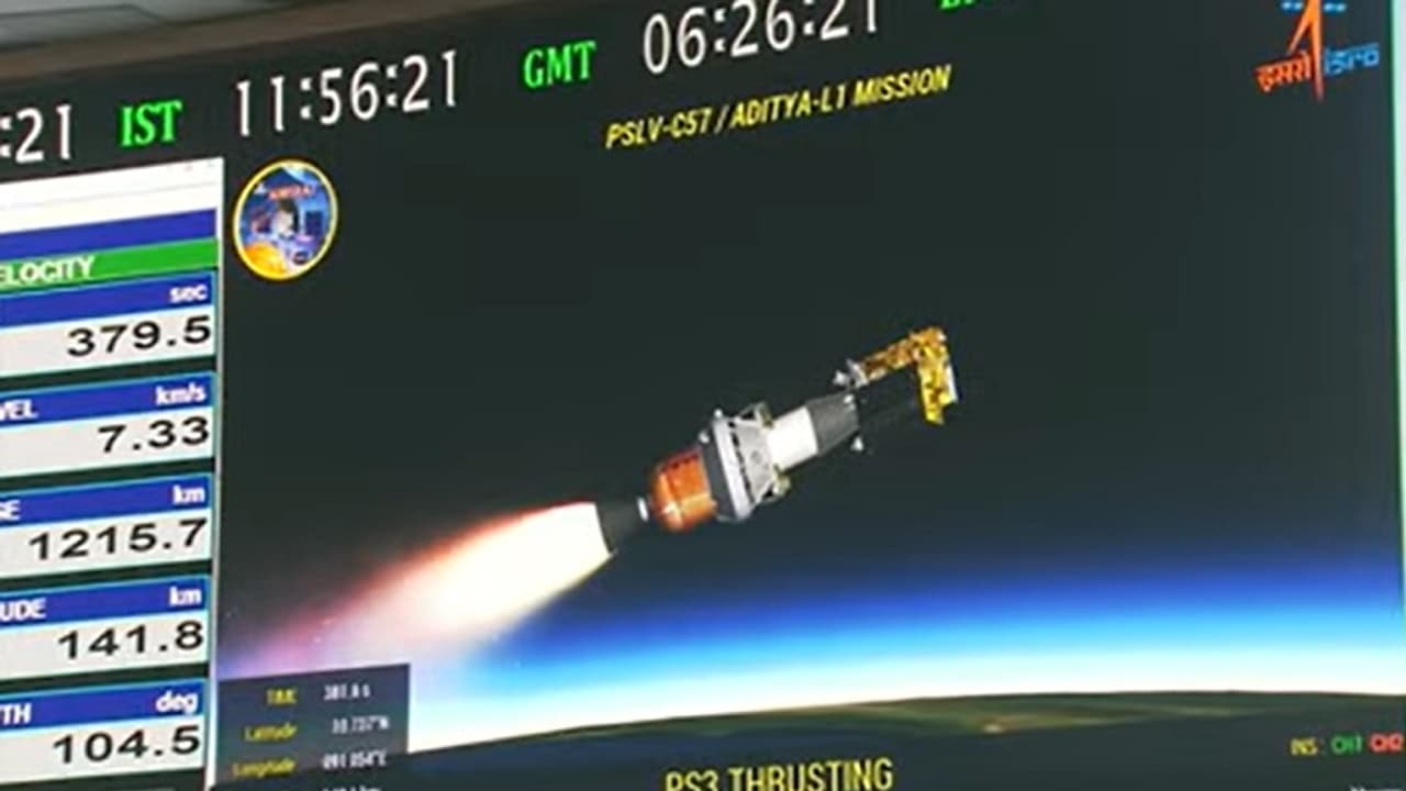 ఆదిత్య ఎల్1 లాంచింగ్ విజయవంతం.. ప్రకటించిన ఇస్రో.. శాస్త్రవేత్తలకు సోమనాథ్ అభినందనలు.. ఆదిత్య ఎల్1 లాంచింగ్ విజయవంతం.. ప్రకటించిన ఇస్రో.. శాస్త్రవేత్తలకు సోమనాథ్ అభినందనలు..