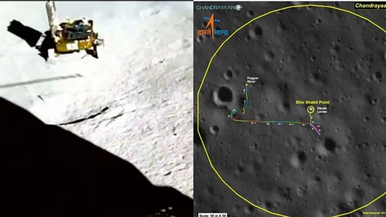 Chandrayaan 3: ಇಂಡೋ ಪಾಕ್ ಮ್ಯಾಚ್ಗೂ ಮುಂಚೆ, ಚಂದ್ರನಲ್ಲಿ ಶತಕ ಬಾರಿಸಿದ ಪ್ರಗ್ಯಾನ್ ರೋವರ್! Chandrayaan 3: ಇಂಡೋ ಪಾಕ್ ಮ್ಯಾಚ್ಗೂ ಮುಂಚೆ, ಚಂದ್ರನಲ್ಲಿ ಶತಕ ಬಾರಿಸಿದ ಪ್ರಗ್ಯಾನ್ ರೋವರ್!