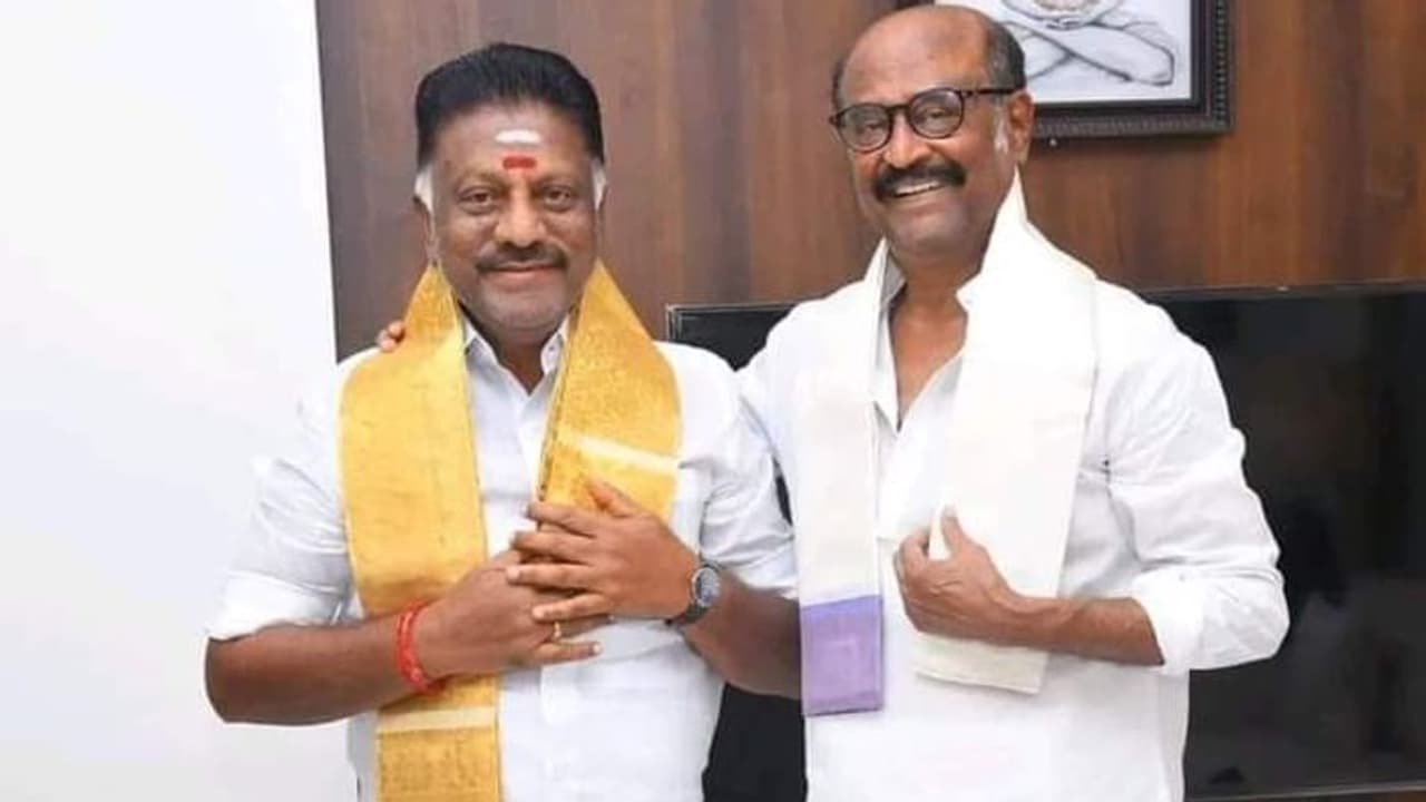 படக்கென போயஸ் கார்டன் சென்ற OPS.. சூப்பர் ஸ்டாரை சந்தித்து 1 மணிநேரம் ஆலோசனை என்ன பேசிருப்பாங்க? படக்கென போயஸ் கார்டன் சென்ற OPS.. சூப்பர் ஸ்டாரை சந்தித்து 1 மணிநேரம் ஆலோசனை என்ன பேசிருப்பாங்க?