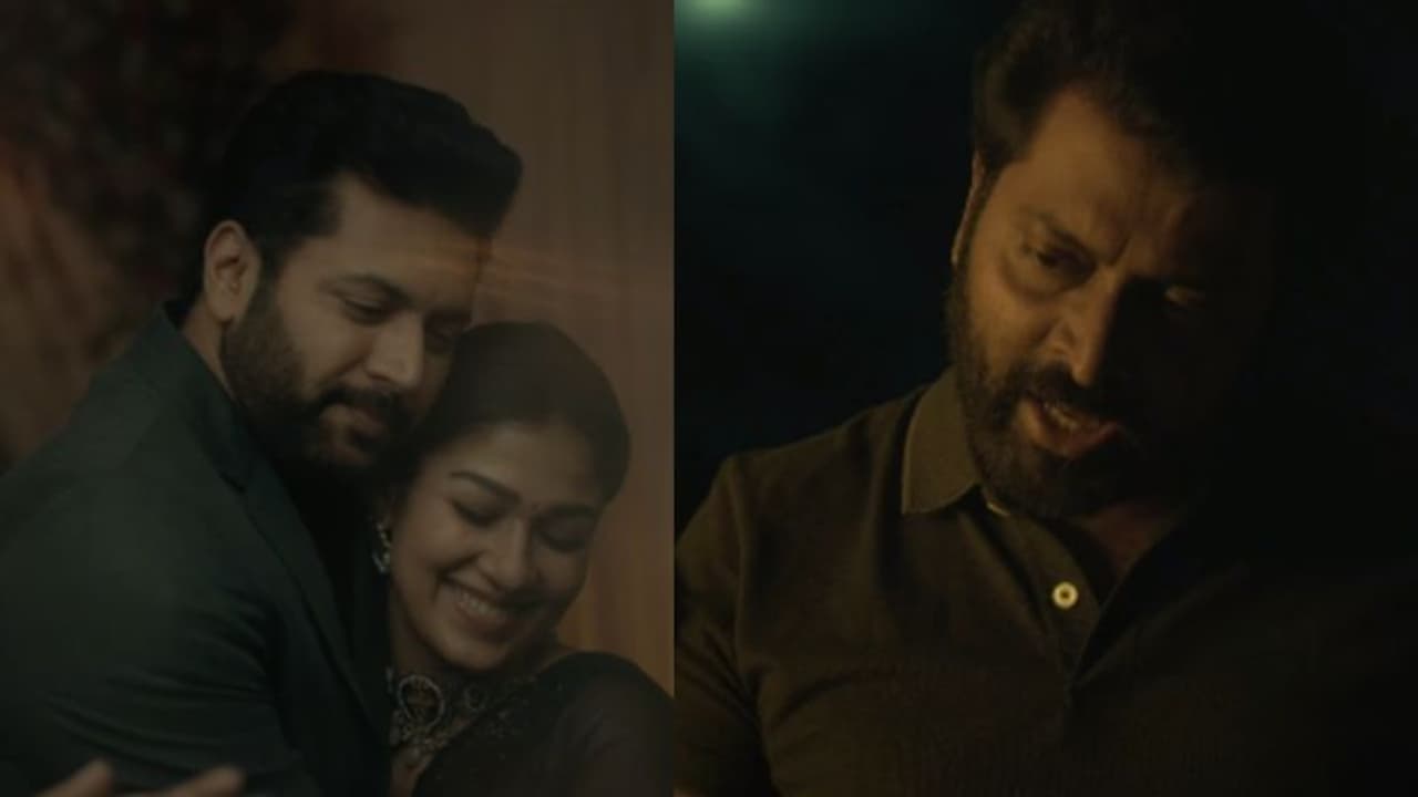 കൊടും ക്രിമിനലിനെ കീഴടക്കാൻ ജയം രവിയും നരേനും, ഒപ്പം നയൻതാരയും; 'ഇരൈവൻ' ട്രെയിലർ