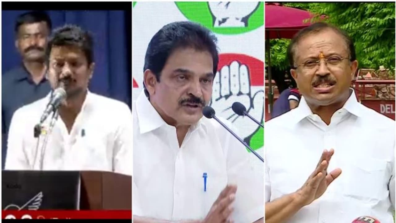 സനാതന ധർമവിവാദം:കോൺഗ്രസ് നിലപാട് സർവ ധർമ സമഭാവനയെന്ന് വേണുഗോപാൽ'ഓരോ പാർട്ടിക്കും അവരുടെ നിലപാട് പറയാൻ അവകാശം'