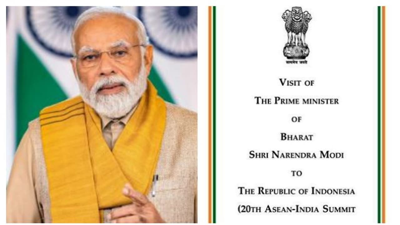 'പ്രൈം മിനിസ്റ്റർ ഓഫ് ഭാരത്'; വിവാദങ്ങൾക്കിടെ പ്രധാനമന്ത്രിയുടെ ഇന്തോനേഷ്യൻ സന്ദർശനത്തിന്റെ കുറിപ്പിലും ഭാരത് 'പ്രൈം മിനിസ്റ്റർ ഓഫ് ഭാരത്'; വിവാദങ്ങൾക്കിടെ പ്രധാനമന്ത്രിയുടെ ഇന്തോനേഷ്യൻ സന്ദർശനത്തിന്റെ കുറിപ്പിലും ഭാരത്