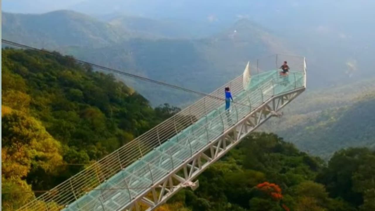 ഇനി വാഗമണ്ണിലേക്ക് വണ്ടികയറിക്കോളു, രാജ്യത്തെ നീളമേറിയ ഗ്ലാസ് ബ്രിഡ്ജിൽ കയറി ത്രില്ലടിക്കാം, ഉദ്ഘാടനം ഇന്ന് ഇനി വാഗമണ്ണിലേക്ക് വണ്ടികയറിക്കോളു, രാജ്യത്തെ നീളമേറിയ ഗ്ലാസ് ബ്രിഡ്ജിൽ കയറി ത്രില്ലടിക്കാം, ഉദ്ഘാടനം ഇന്ന്