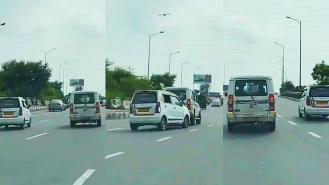 ടോള് അടയ്ക്കാതെ മുങ്ങി; വാഗണാറിനെ സുമോയില് ചേസ് ചെയ്ത് ടോള് പ്ലാസ ജീവനക്കാര്, പിന്നെ സംഭവിച്ചത്! ടോള് അടയ്ക്കാതെ മുങ്ങി; വാഗണാറിനെ സുമോയില് ചേസ് ചെയ്ത് ടോള് പ്ലാസ ജീവനക്കാര്, പിന്നെ സംഭവിച്ചത്!